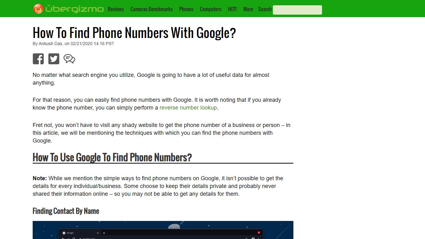 How To Find Phone Numbers With Google? | Ubergizmo